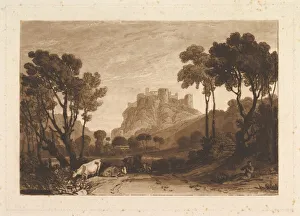 The Castle above the Meadows (Liber Studiorum, part II, plate 8), 1808
