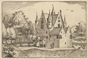 Visscher Gallery: A Castle, plate 22 from Regiunculae et Villae Aliquot Ducatus Brabantiae, ca. 1610