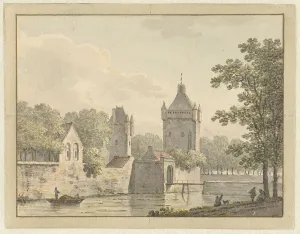 Johann Heinrich Prints: Castle De Pol in Vianen, 1769. Creator: Johann Heinrich Muntz