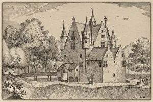 Nicolas Joannis Visscher Ii Prints: A Castle, published 1612. Creator: Claes Jansz Visscher