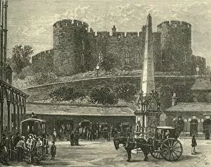 Castellated Gallery: The Castle, from the Railway Station, 1898. Creator: Unknown