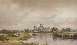Frederic Gordon Roe Collection: A Castle by a River, c1851, (1938). Artist: Alfred Vickers