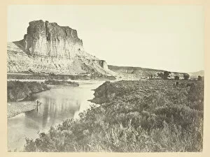 Andrew Joseph Russell Gallery: Castle Rock, Green River Valley, 1868 / 69. Creator: Andrew Joseph Russell