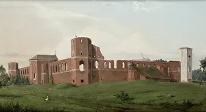 Wincenty Prints: Castle Ruins at Olszany, 1853. Creator: Wincenty Dmochowski