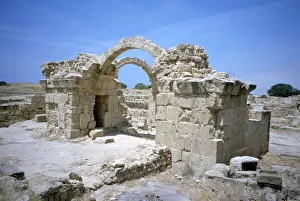 Cyprus Prints: Castle of Saranta Kolones, Paphos, Cyprus, 2001