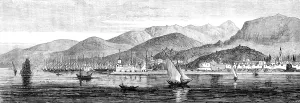 Deaths Prints: Castro, Island of Chios, destroyed by the Great Earthquake, 1881. Creator: Unknown