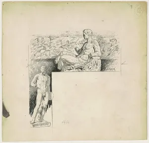 Parthenon Prints: Casts from Antique Sculpture: The Parthenon, 1890-1891. Creator: James Henry Moser
