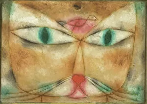 Animals & Pets Collection: Cat and Bird. Artist: Klee, Paul (1879-1940)