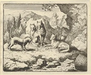Tribunal Prints: The Cat Calls Renard to Appear before the Tribunal, 1650-75