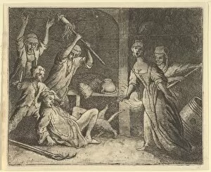 The Cat, Caught in a Snare, is Mistreated by the People from the House, 1650-75