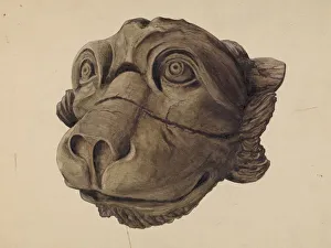 Cat Head Gargoyle, 1932 / 1945. Creator: John Davis