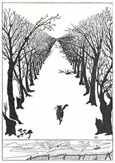 Vanishing Point Prints: The Cat that Walked by Himself, 1897. Creator: Rudyard Kipling