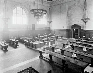 Nypl Prints: Catalogue room, the New York Public Library, c.between 1910 and 1920. Creator: Unknown