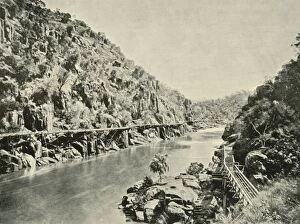 Tasmania Gallery: In the Cataract Gorge, 1901. Creator: Unknown