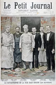 Chef Gallery: The catastrophe of Rue Jean-Goujon, Paris, 1897. Artist: Henri Meyer