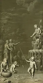 Catching Prints: The Catch, 1734. Creator: Hendrik Carree