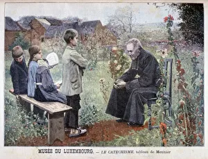 Catechism Prints: Catechism, 1898. Artist: L Meunier