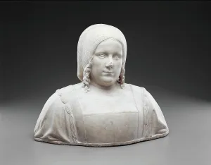Bust Prints: Caterina Cornaro, Queen of Cyprus, 1505. Creator: Gian Cristoforo Romano