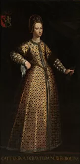 Images Dated 8th September 2014: Caterina di Baviera, wife of Beroldo di Sassonia. Artist: Anonymous