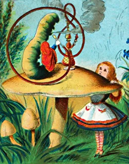 Huqqa Pipe Collection: The caterpillar on his mushroom, c1900