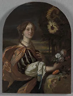 Sunflower Prints: Catharina van Heemskerck with Sunflowers