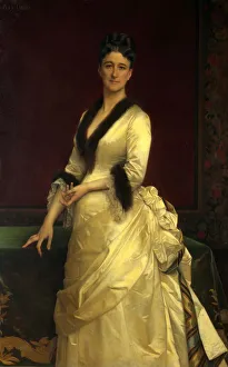 Cabanel Alexandre Prints: Catharine Lorillard Wolfe (1828-1887), 1876. Creator: Alexandre Cabanel