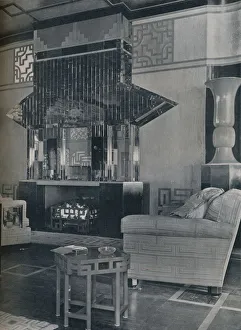 The Cathay Lounge on board the S. S. Empress of Britain, 1931. Artist: Stewart Bale Limited