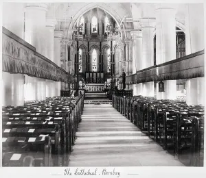 Mumbai Maharashtra India Prints: The Cathedral, Bombay, Late 1860s. Creator: Samuel Bourne