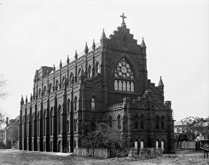The Carolinas Prints: The Cathedral, Charleston, S.C. c1907. Creator: Unknown