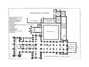 Durham Prints: Cathedral Church of Durham, 18th century