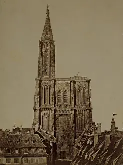 Strasbourg Prints: Cathedral Church of Our Lady of Strasbourg western facade
