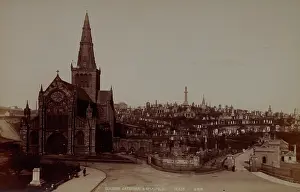Necropolis Prints: Cathedral Church of St Mungo and cemetery seen from the west