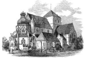Churchyard Prints: The Cathedral at Drontheim, in which the Monarchs of Saxony are crowned