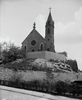 Sloped Prints: Cathedral of the Immaculate Conception, Cincinnati, Ohio, c1907. Creator: Unknown