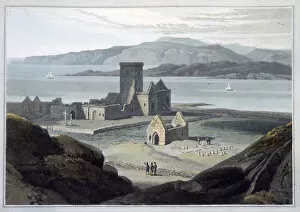 Argyll And Bute Collection: The Cathedral at Iona, Argyll and Bute, Scotland, 1817. Artist: William Daniell