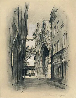 Cathedral at Lillebonne, 1903. Artist: Mortimer L Menpes