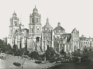 Biggest Gallery: The Cathedral, Mexico City, Mexico, 1895. Creator: Unknown