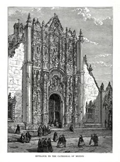 The Cathedral, Mexico City, Mexico, 19th century