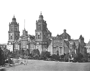 Mexico City Prints: The Cathedral, Mexico City, Mexico, c1900. Creator: Unknown