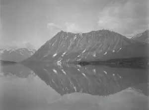 Yukon Prints: Cathedral Mountain and Lake Atlin, between c1900 and 1927. Creator: Unknown