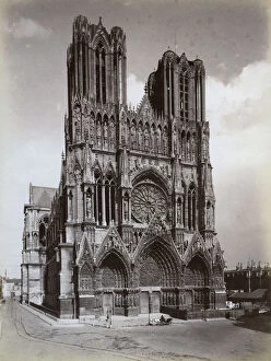 Rheims Gallery: Cathedral of Notre-Dame, Reims, France, late 19th or early 20th century