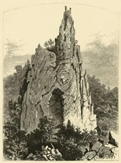 Appleton D Company Gallery: Cathedral Rock, 1872. Creator: William Ludwell Sheppard