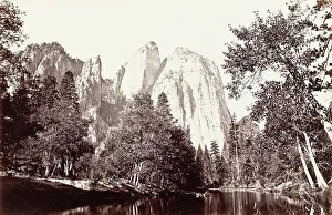 Watkins Carleton Emmons Prints: Cathedral Rocks & Spires, Printed 1866 circa