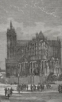 City Life Prints: Cathedral of Saint Julian of Le Mans