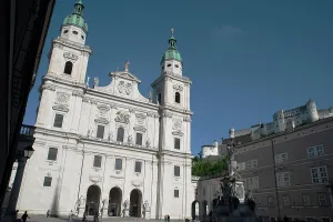 Davies Ethel Prints: Cathedral of Saints Rupert and Vergilius in the Square