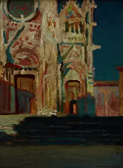 Siena Prints: Cathedral in Sienna, 1904. Creator: Jan Stanislawski