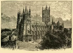 Canterbury Collection: The Cathedral from the South-West, 1898. Creator: Unknown