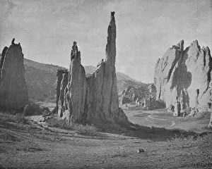 Colorado Prints: Cathedral Spires, Garden of the Gods, Colorado, USA, c1900. Creator: Unknown