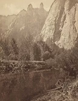 Eadweard James Muybridge Gallery: Cathedral Spires, Valley of the Yosemite, 1872. Creator: Eadweard J Muybridge