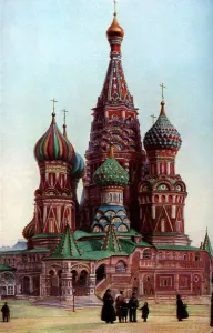 Images Dated 10th September 2009: Cathedral of St Basil, Moscow, Russia, c1930s.Artist: SJ Beckett